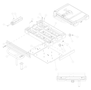 Section 17 Diagram and Parts List for MK-5010T 169331 MK Diamond Concrete Saw